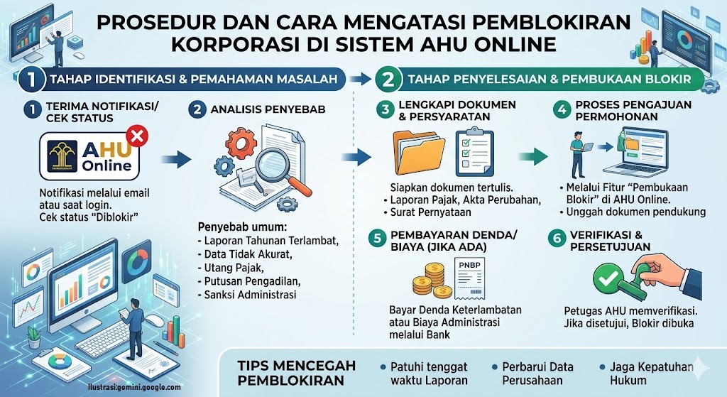 Panduan Hukum: Prosedur dan Cara Mengatasi Pembokiran Korporasi di Sistem AHU Online